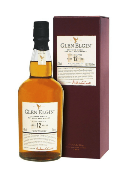 L'élégance du Speyside : GLEN ELGIN 12 ANS, une immersion dans l'art du single malt écossais.