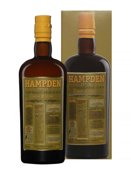 Un trésor de la Jamaïque : HAMPDEN 8 ANS, un rhum inégalé mûri avec soin.