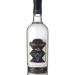 Bouteille de Rhum Blanc Agricole Longueteau 62, clair avec étiquette noire et or.