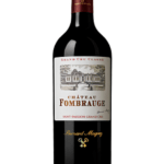 Bouteille de Château Fombrauge Rouge 2021, un Grand Cru Classé de Saint-Émilion avec une étiquette classique représentant le château.