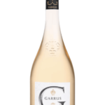 Bouteille de Château d’Esclans – Garrus 2021, un rosé clair avec une étiquette blanche et la lettre 'G' en noir.