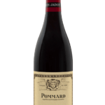 Bouteille de Pommard 2021 du Domaine Louis Jadot avec une étiquette classique et distinguée.