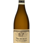 Bouteille de Meursault 'Les Chevalières' 2022 du Domaine Louis Jadot avec une étiquette beige et une capsule blanche.