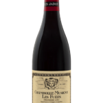 Bouteille de Chambolle-Musigny Les Fuées 2017 Premier Cru du Domaine Louis Jadot avec une étiquette beige et une capsule rouge.