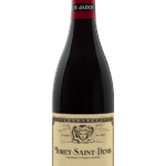 Bouteille de Clos Saint-Denis 2011 Grand Cru du Domaine Louis Jadot avec une étiquette beige et une capsule rouge.