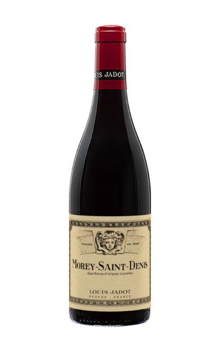 Bouteille de Clos Saint-Denis 2011 Grand Cru du Domaine Louis Jadot avec une étiquette beige et une capsule rouge.