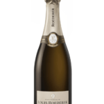 Bouteille de Champagne Louis Roederer Collection 244, un champagne brut élégant avec une étiquette classique, reflétant la qualité intemporelle de la maison Roederer
